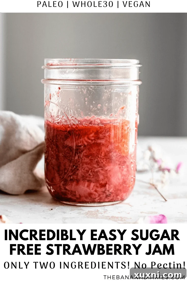 pinterest image for strawberry jam