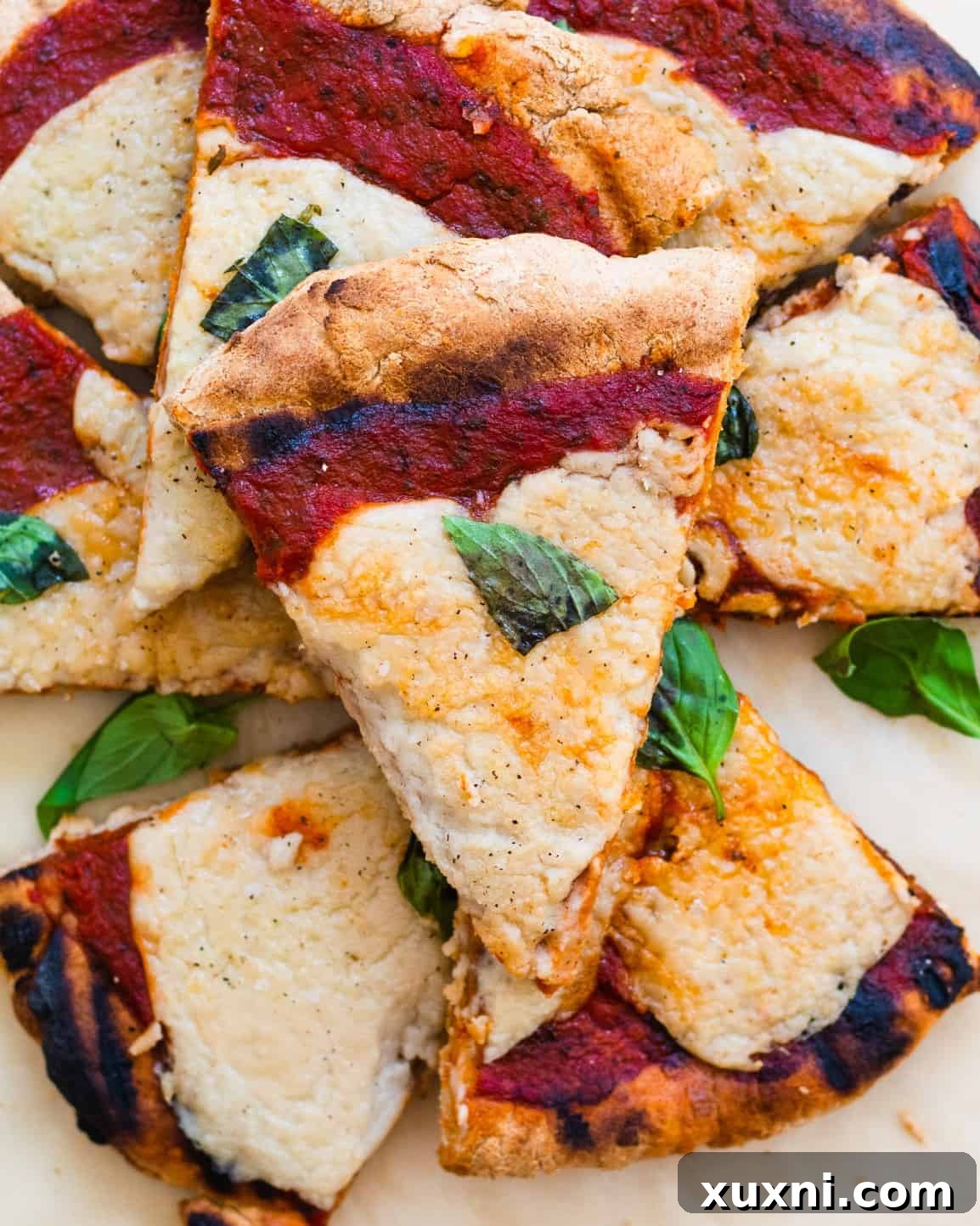 A delicious vegan cheese pizza or marinara flatbread, an easy pantry meal, homemade from basic staples.