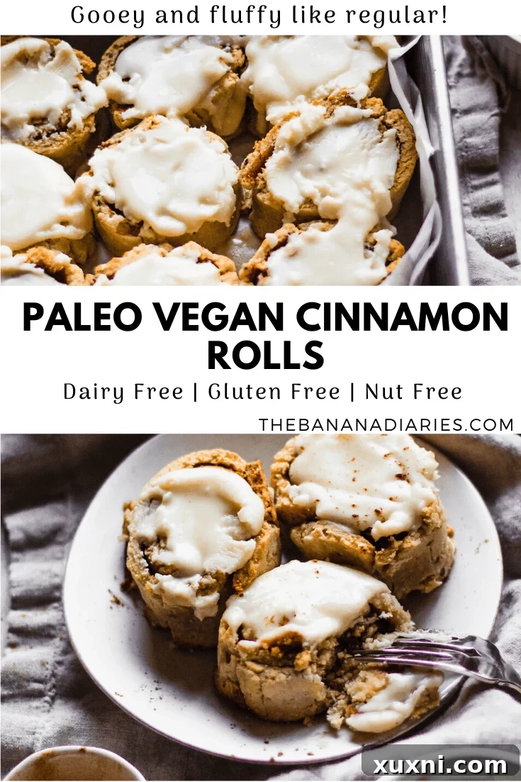 En İyi Paleo ve Vegan Tarçınlı Rulolar 15 pinterest image