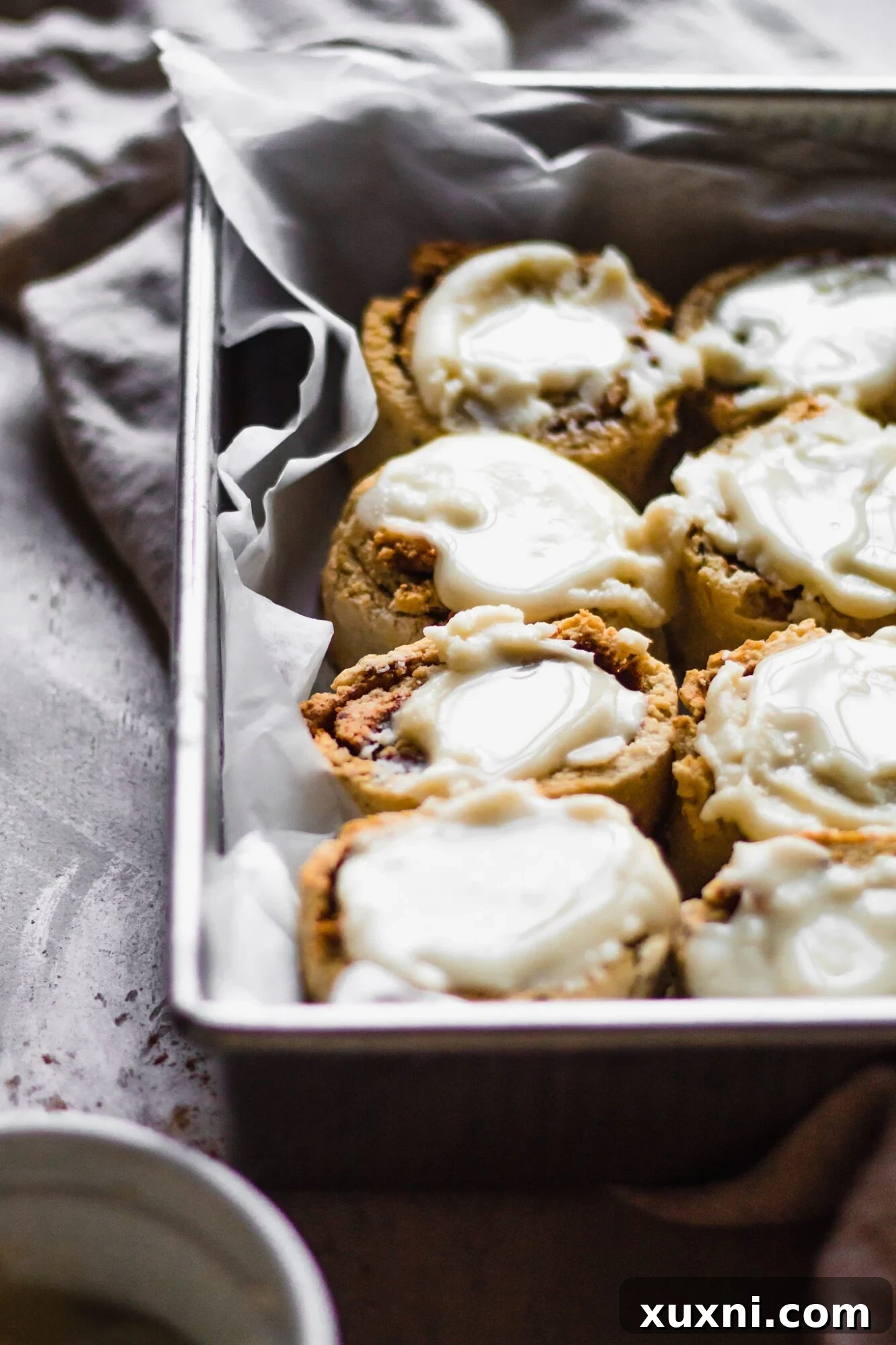 En İyi Paleo ve Vegan Tarçınlı Rulolar 5 iced gluten free cinnamon rolls