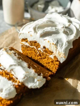 sliced vegan pumpkin bread