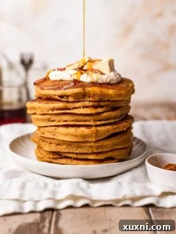 Best Easy Vegan Pumpkin Pancakes (Gluten Free option)