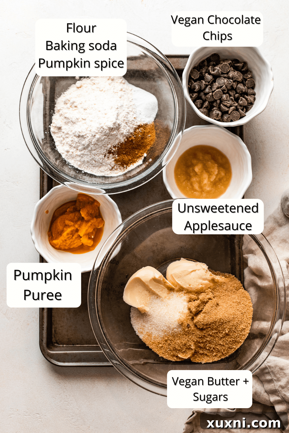 pumpkin chocolate chip cookie ingredients