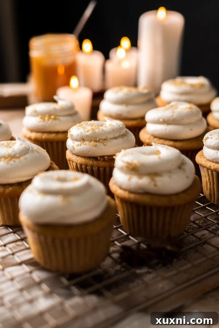 vegan cream cheese frosting on cupcake