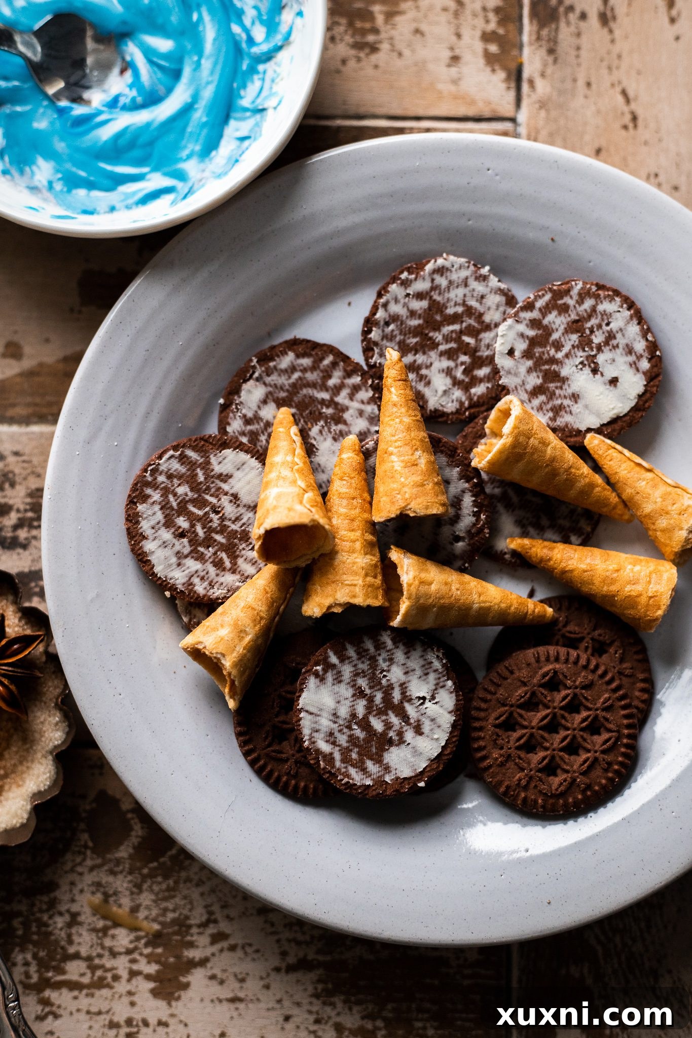 sorting hats before being assembled