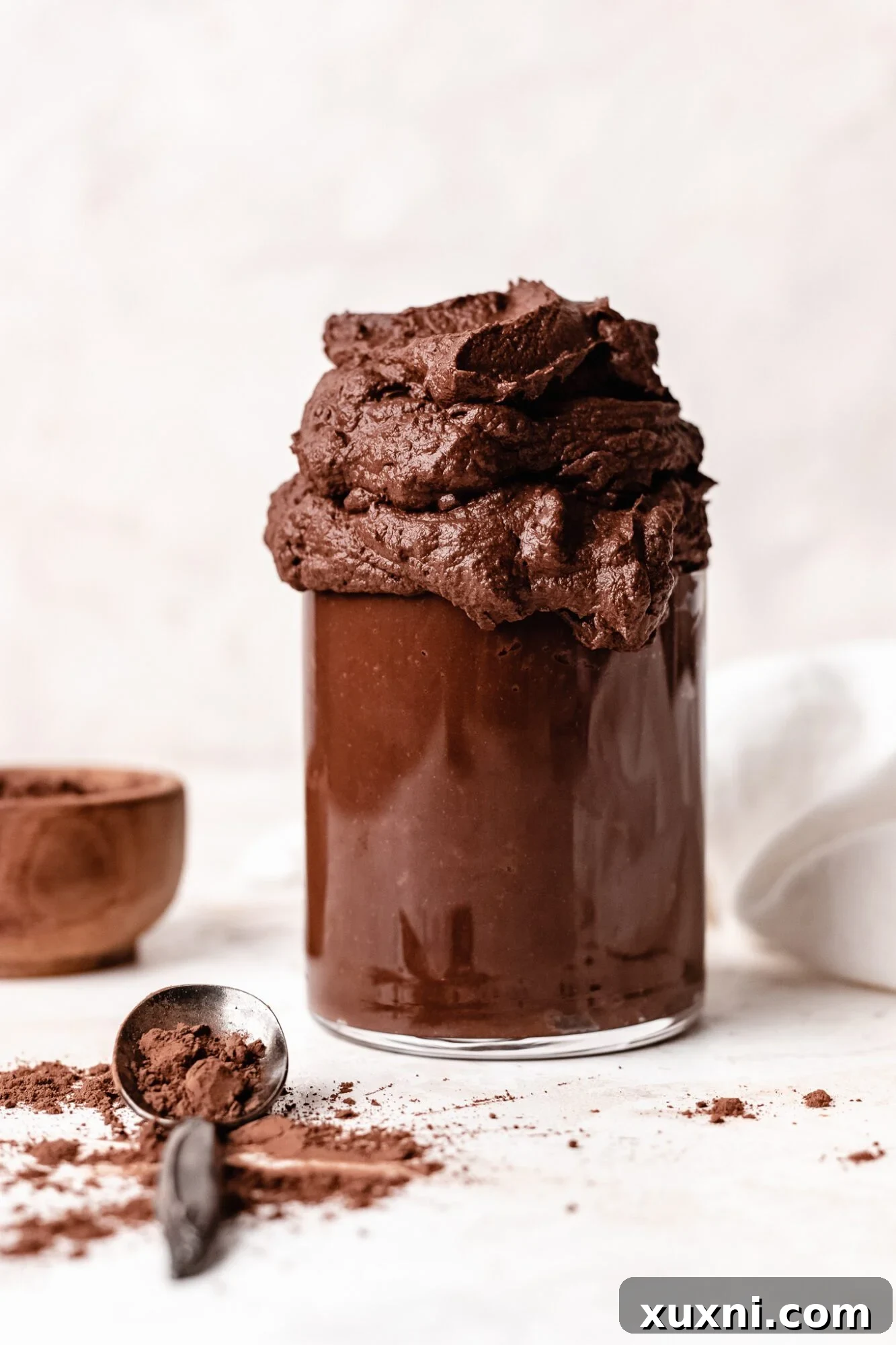 Guilt Free Sweet Potato Chocolate Mousse 3 sweet potato mousse in jar