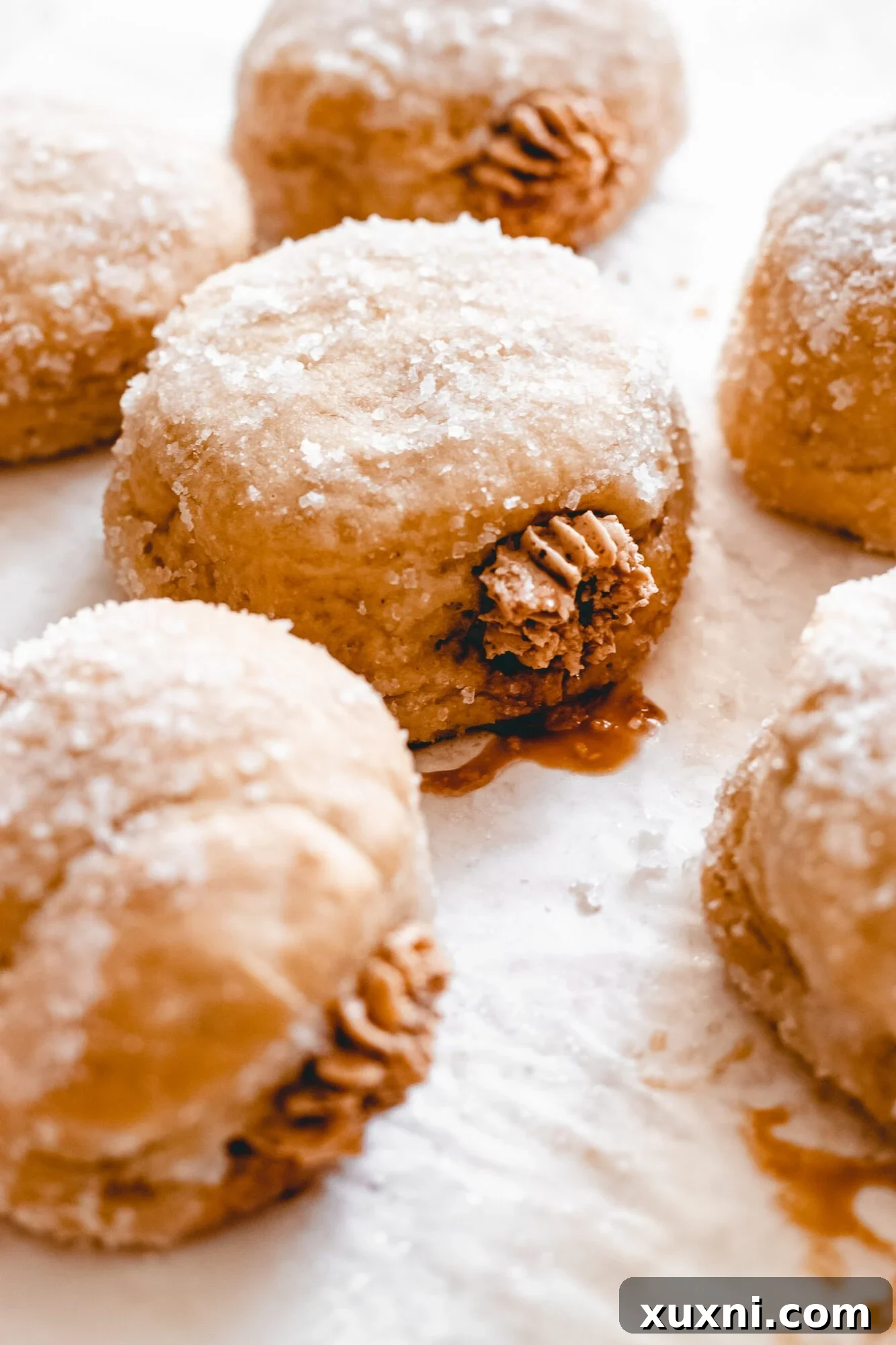 cream filled vegan donuts