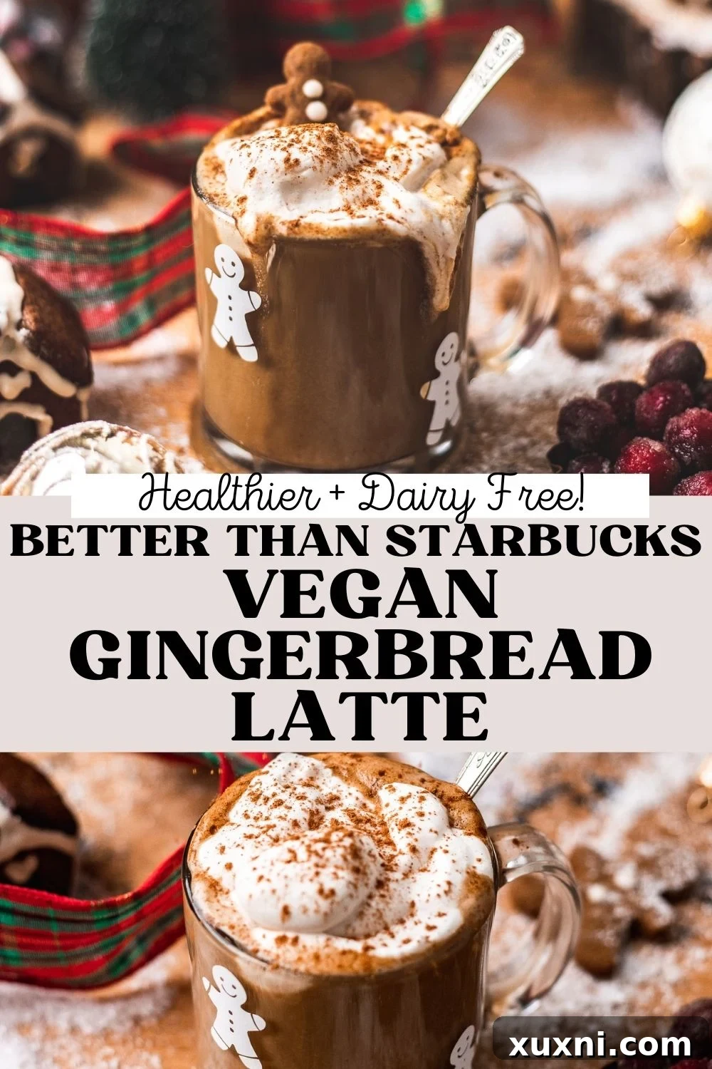 Easy Vegan Gingerbread Latte (Better Than Starbucks!)