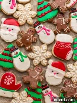 decorated vegan sugar cookies