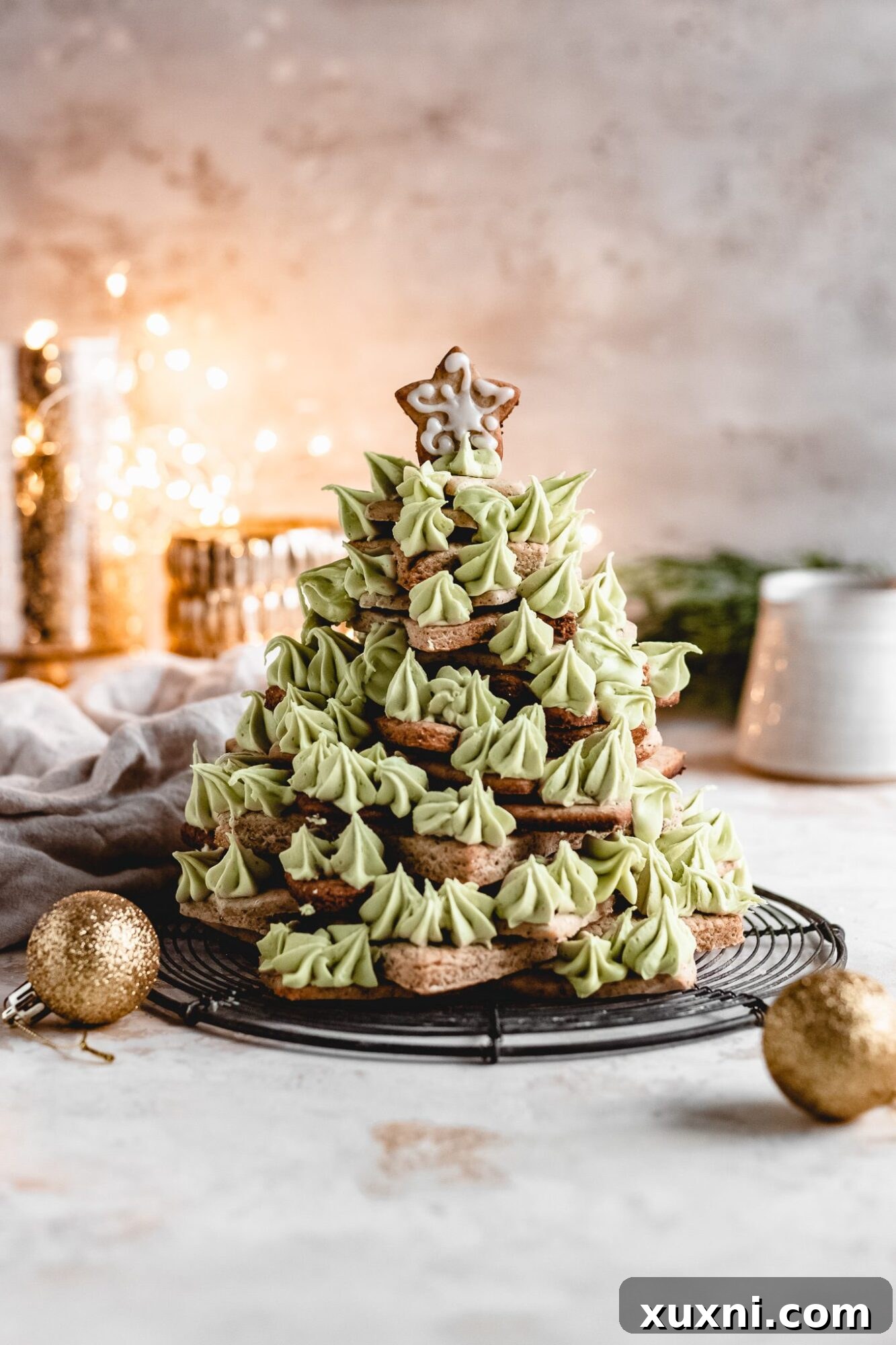 cookie tree with lights