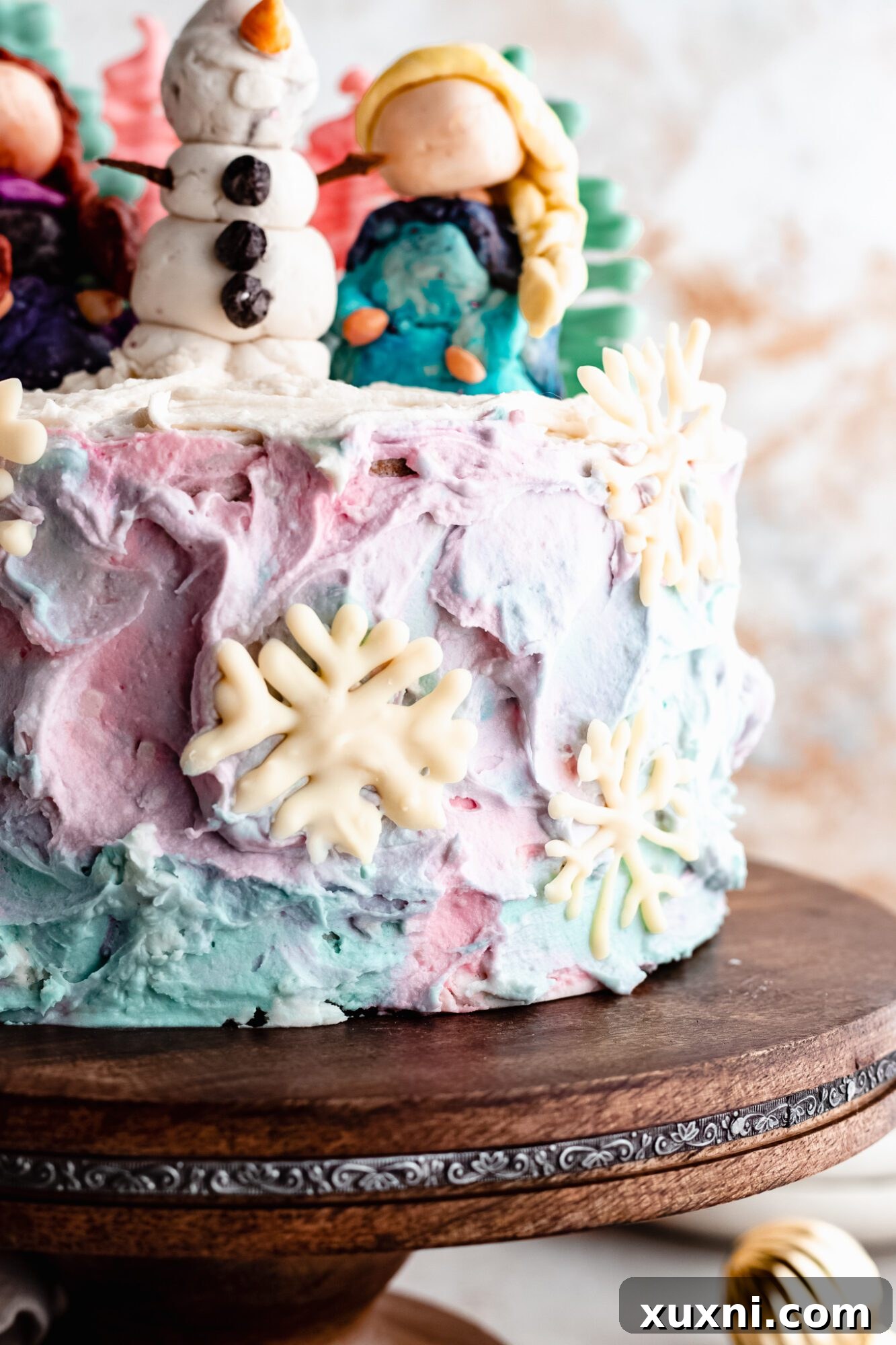 white chocolate snowflakes