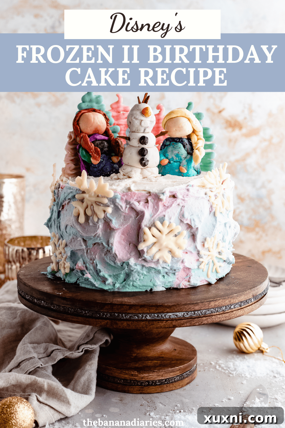 Disney's Frozen Cake Recipe (Vegan!)