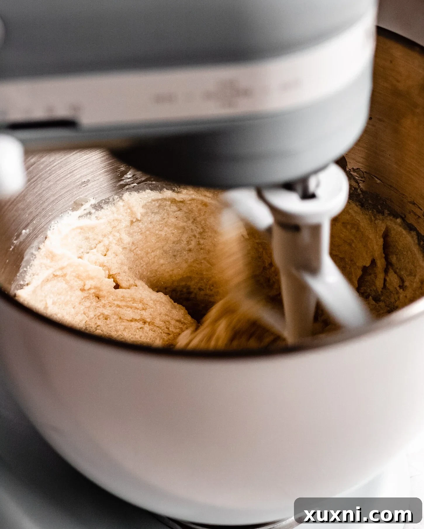 vegan butter being creamed