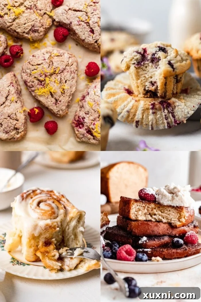 collection of vegan easter brunch recipes