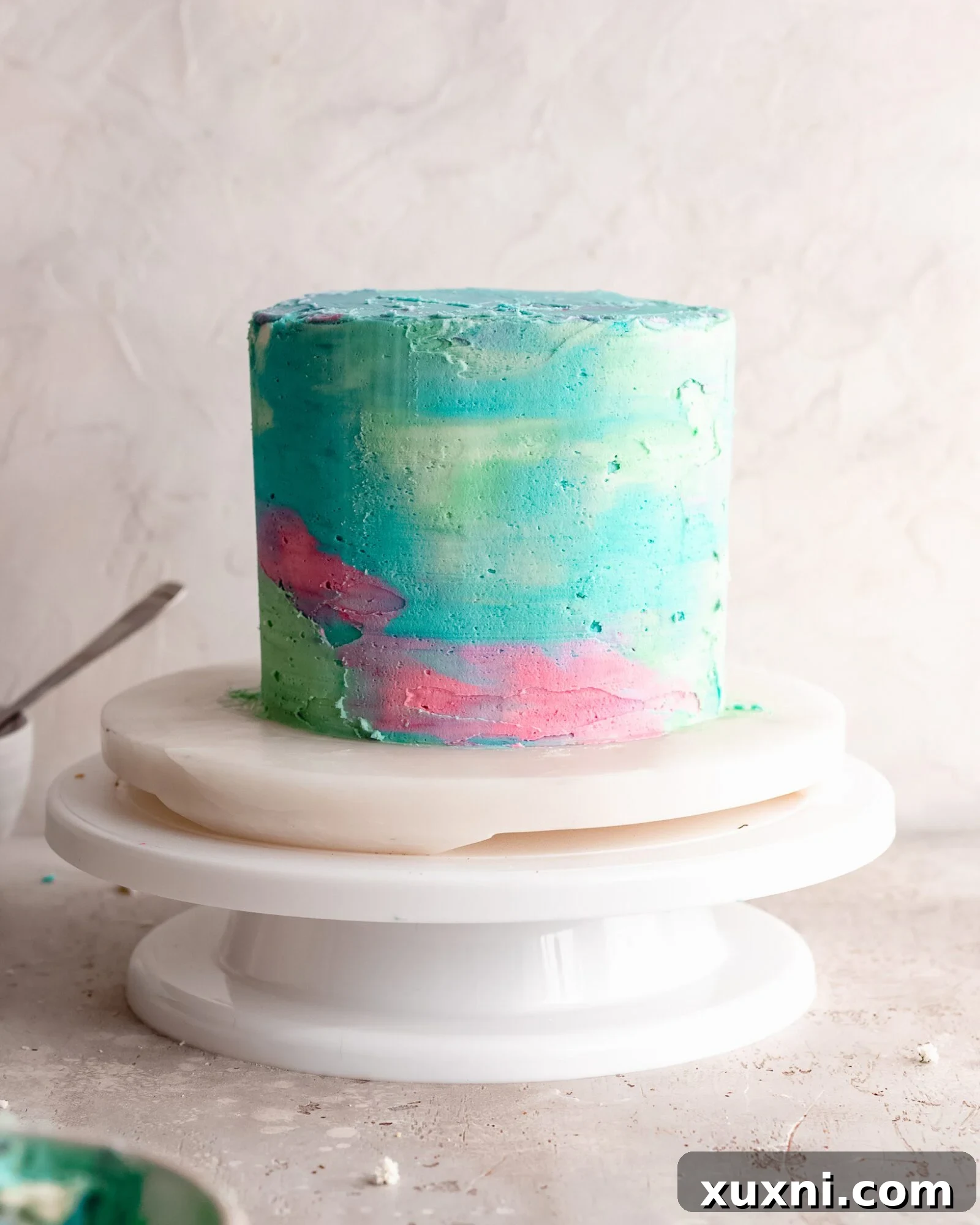 smooth watercolor cake