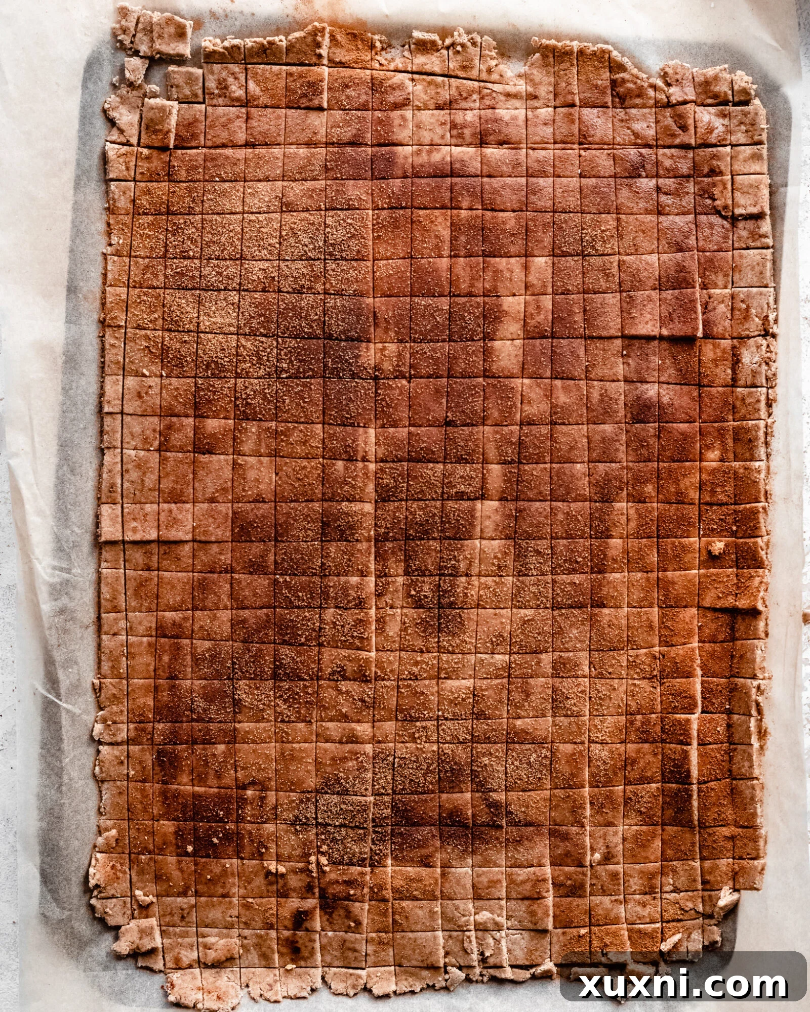 cinnamon toast crunch dough sliced