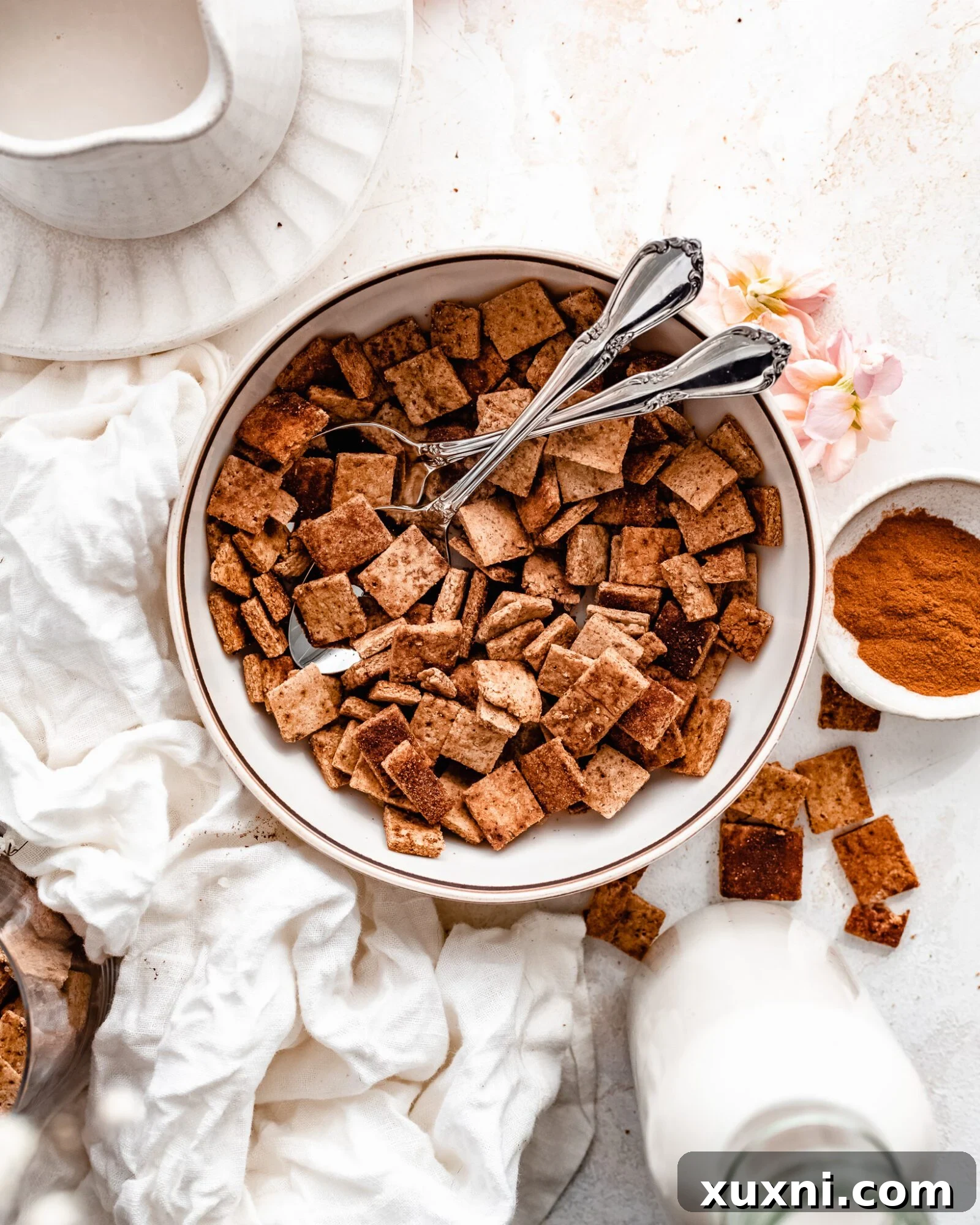 bowl of gluten free vegan cereal