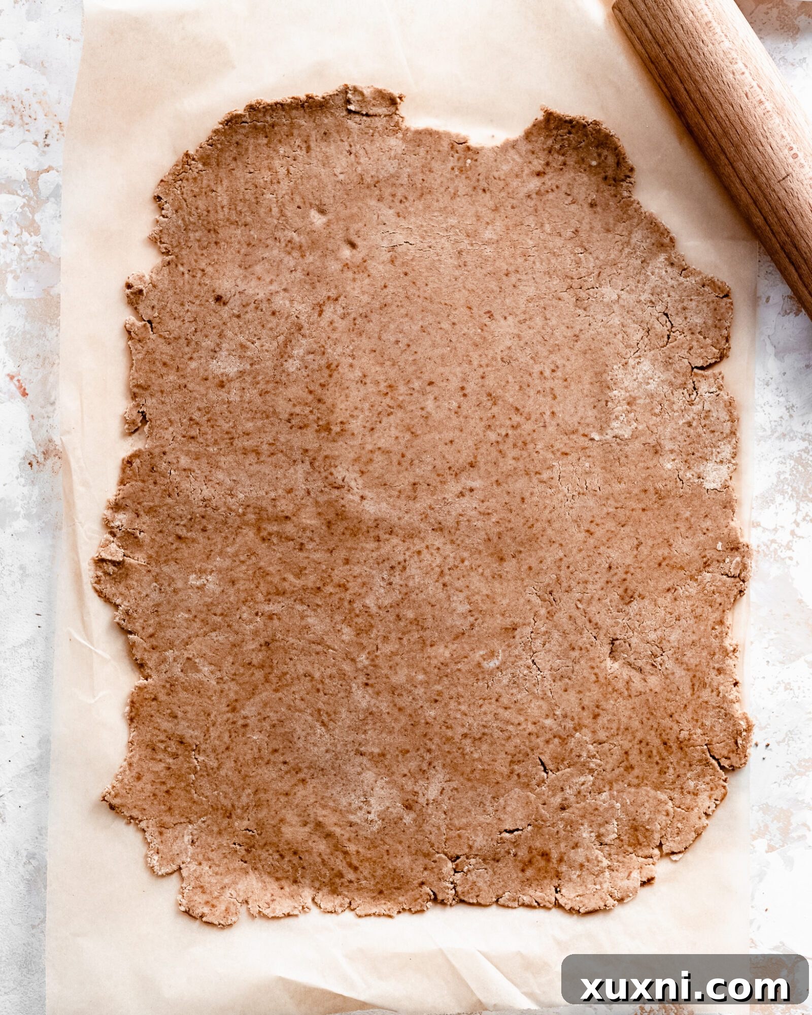 rolled out cinnamon toast crunch dough