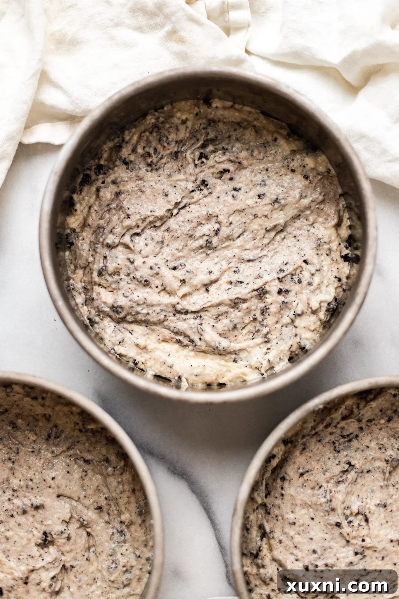 unbaked vegan oreo cake