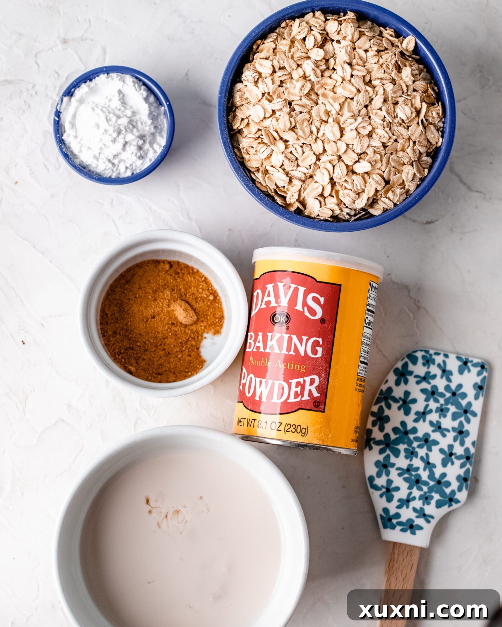 ingredients for vegan pancakes