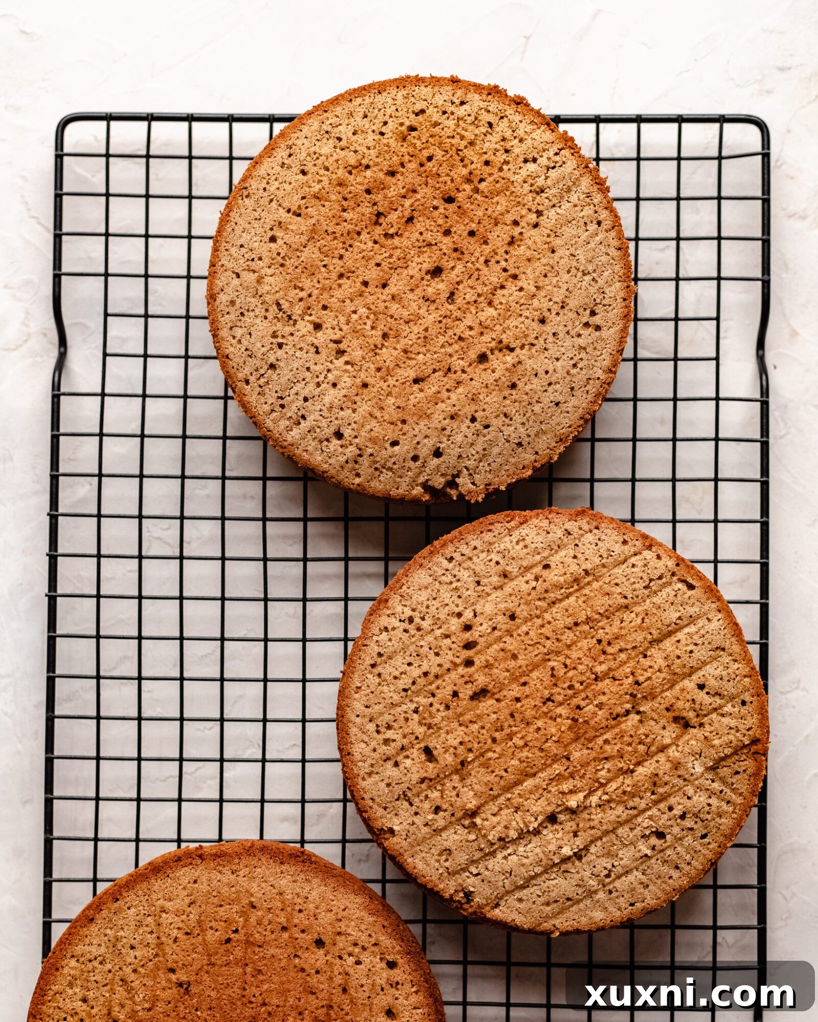 baked oat flour cake