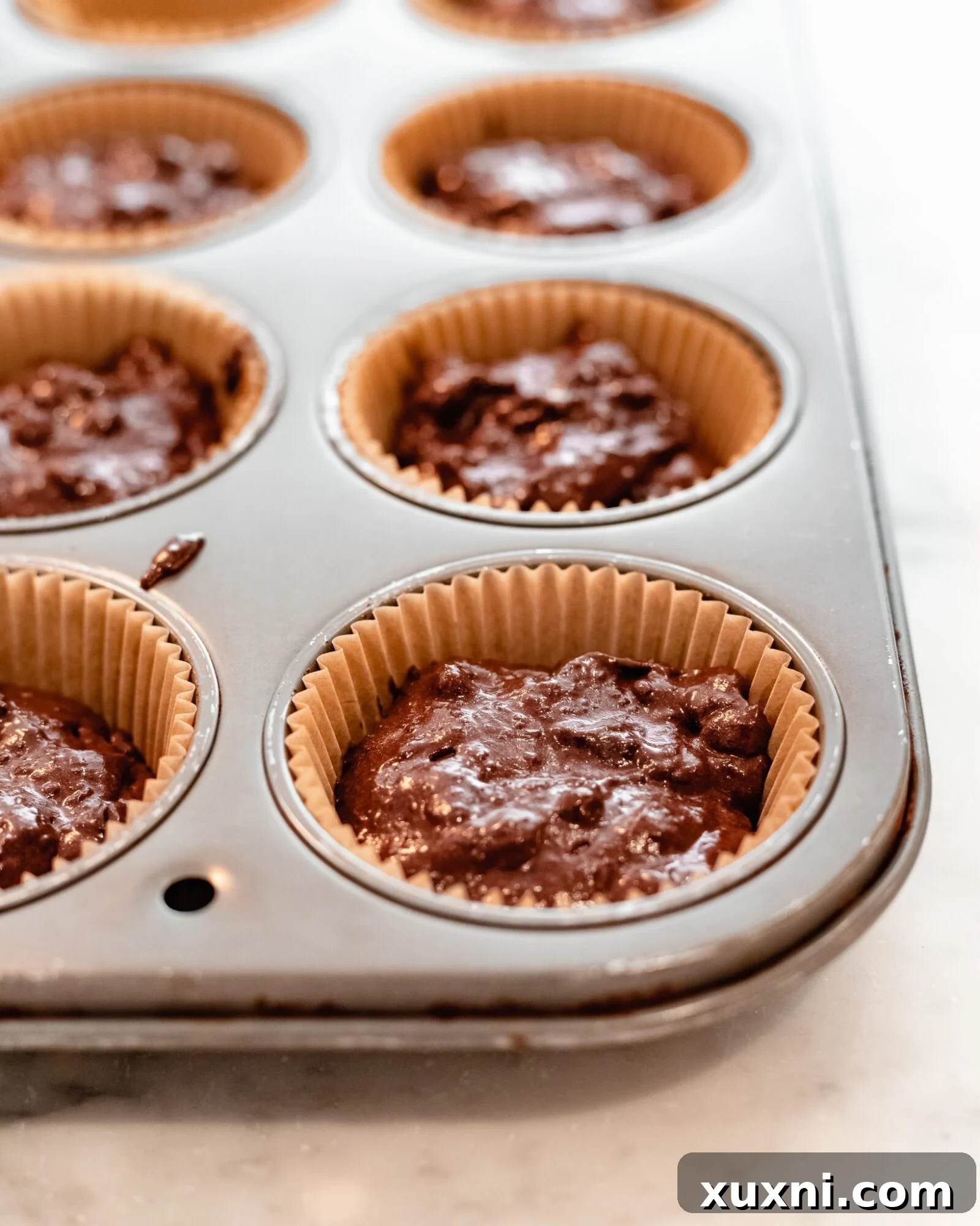 chocolate cupcake batter