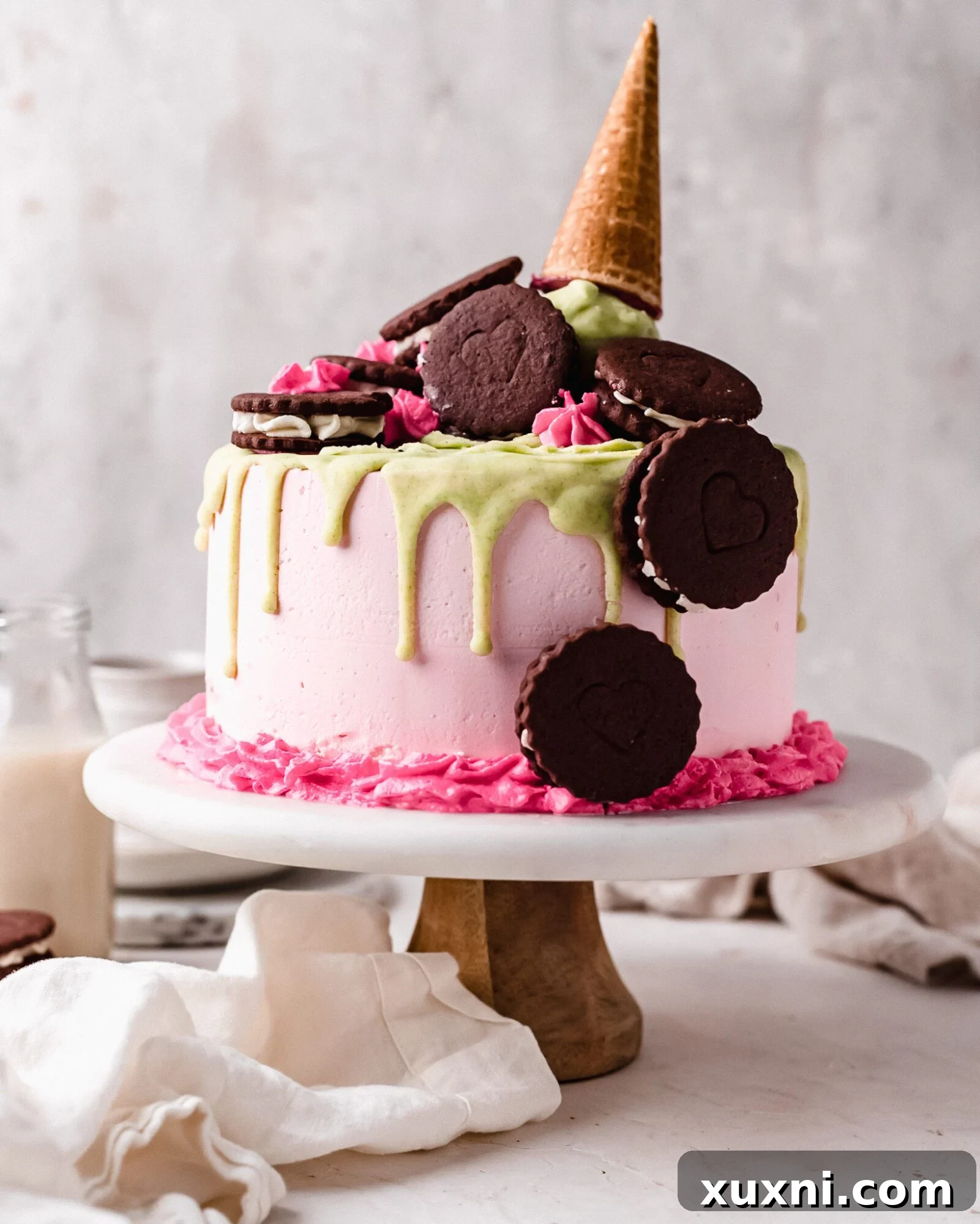 Vegan Mint Oreo Ice Cream Cake: The Best Dairy-Free Dessert