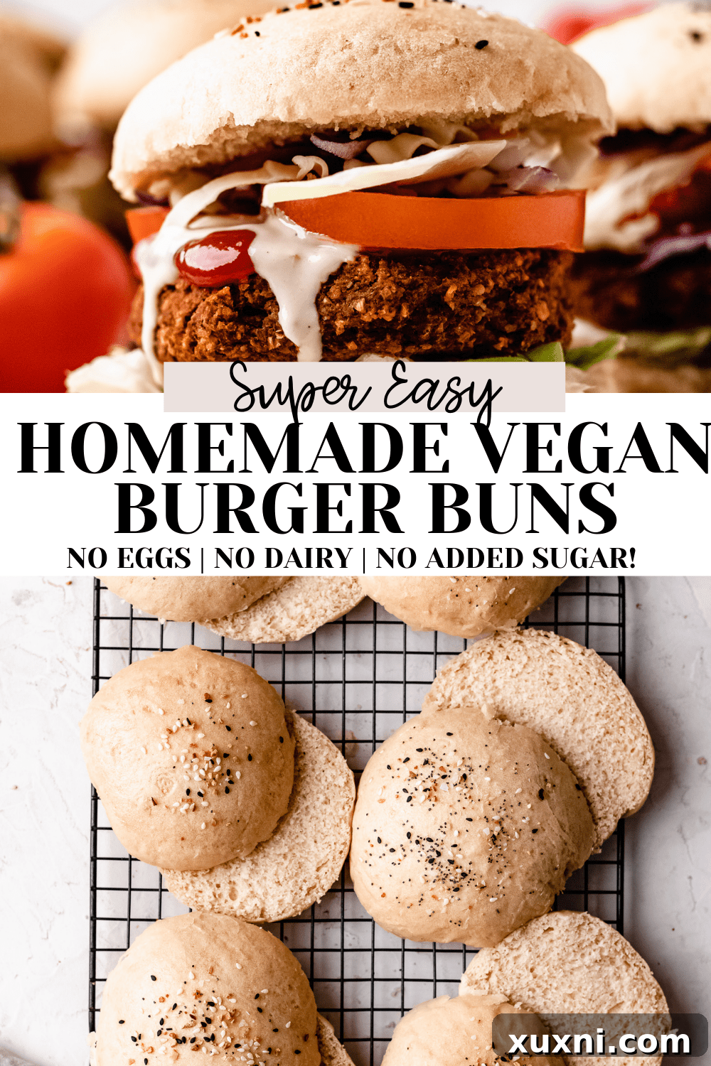 Fluffy Vegan Brioche Buns Gluten Free Friendly 15 Easy Vegan Burger Buns | Brioche Buns (Gluten Free Option!)