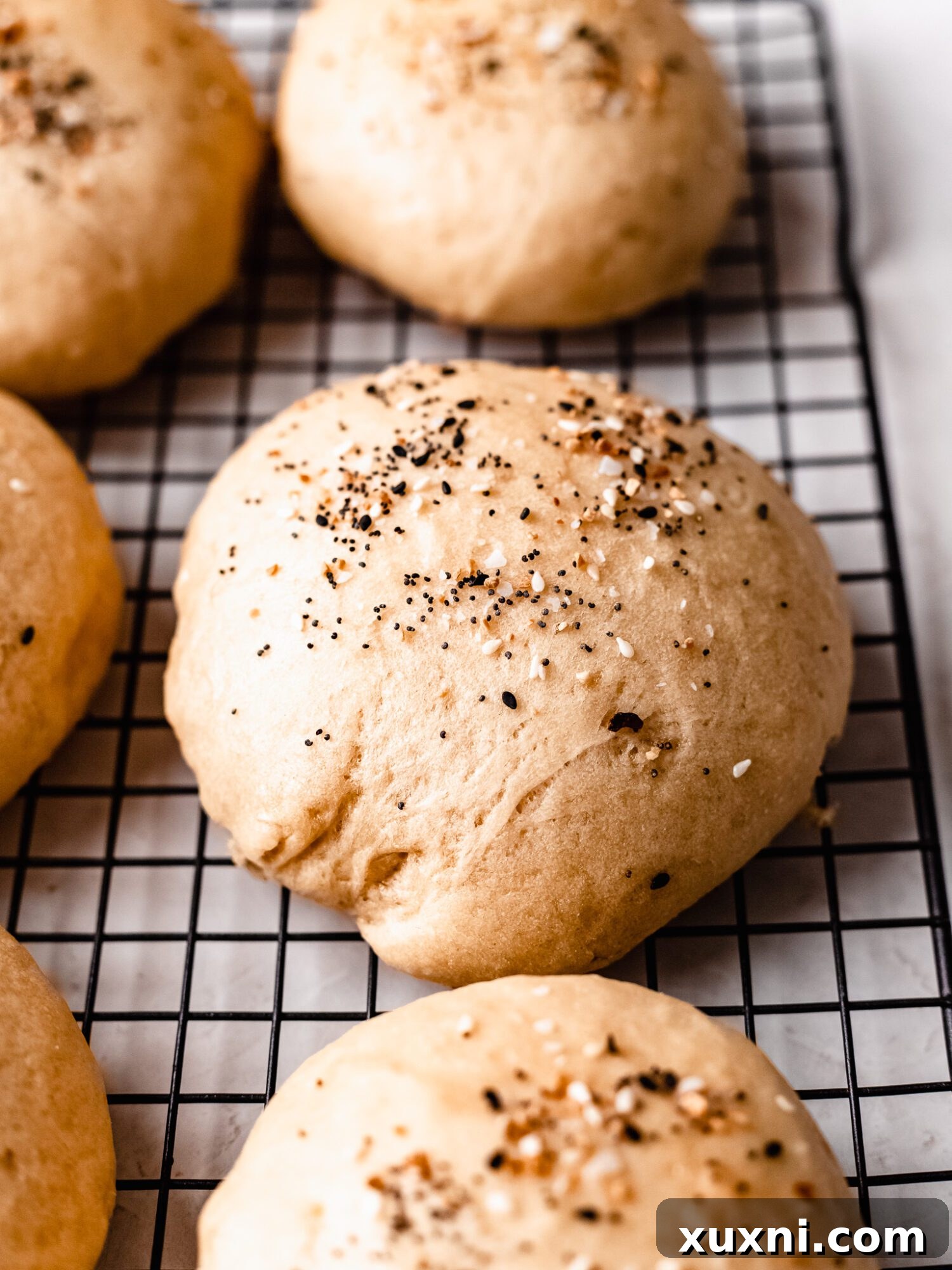 Fluffy Vegan Brioche Buns Gluten Free Friendly 4 baked burger buns