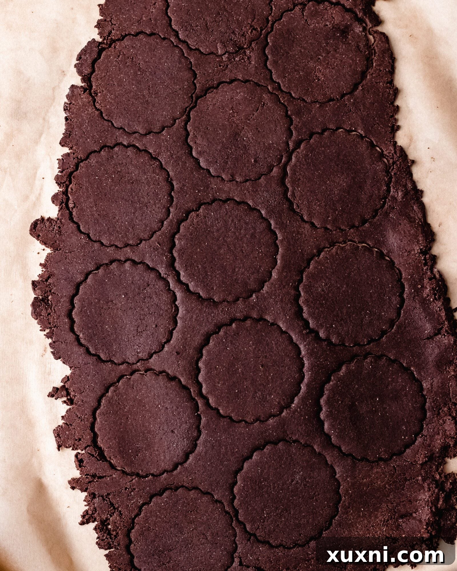 cut out oreo cookies