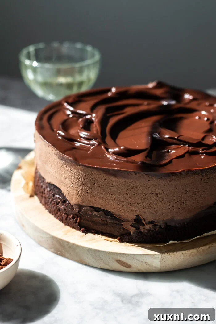 chocolate mousse cake
