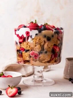 Simple & Easy Lemon Berry Vegan Trifle Recipe
