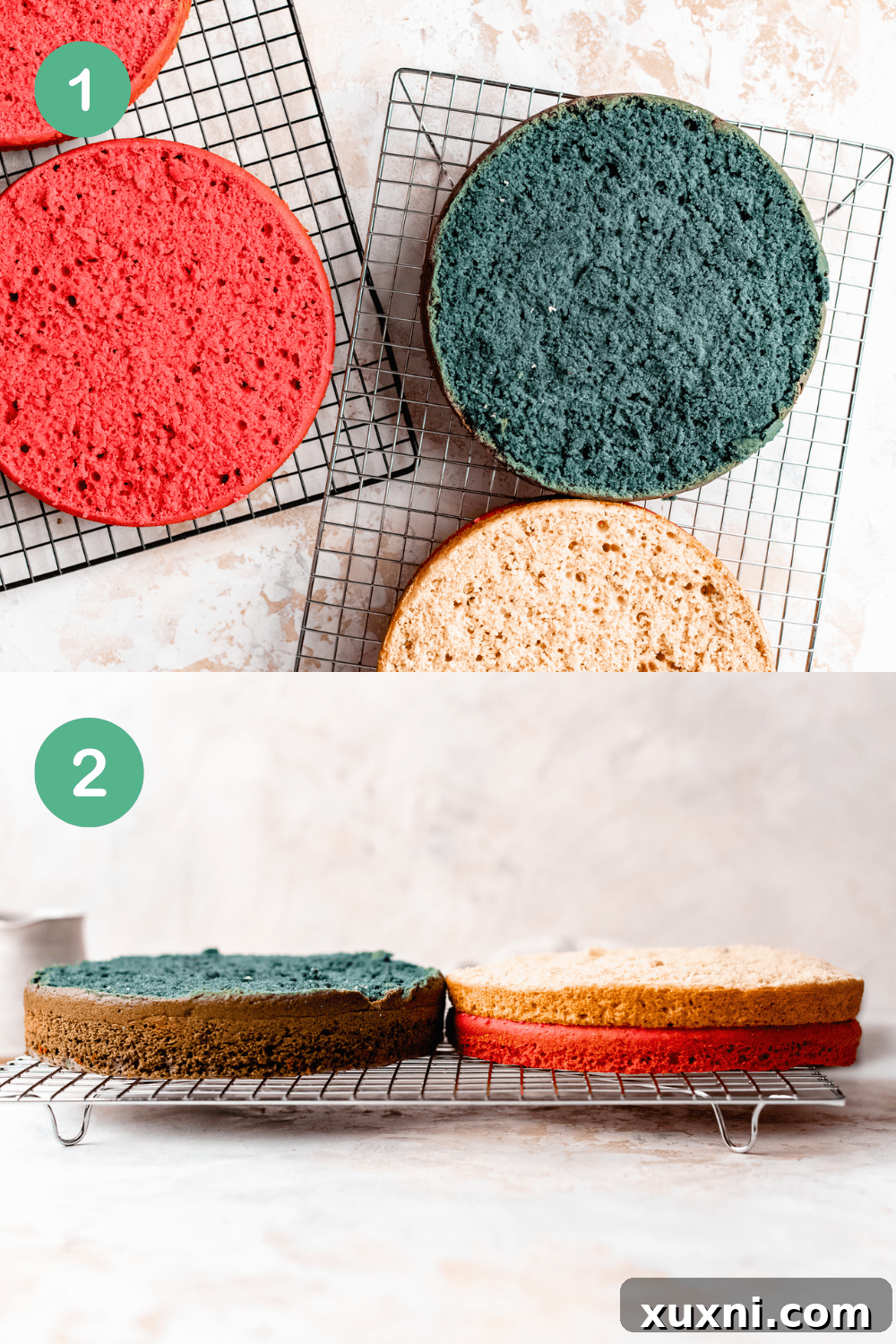 Bake a Vegan American Flag Cake 4 vegan fourth of july cake layers