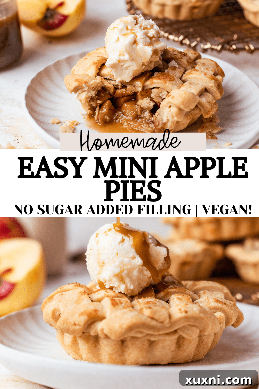 Quick and Easy Vegan Gluten Free Mini Apple Pies 14 Easy Mini Apple Pies (Vegan + Gluten Free!)