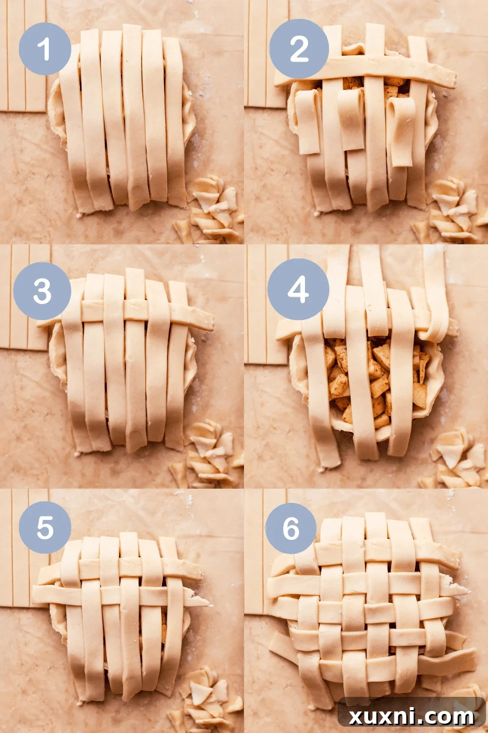 Quick and Easy Vegan Gluten Free Mini Apple Pies 8 how to make a lattice crust