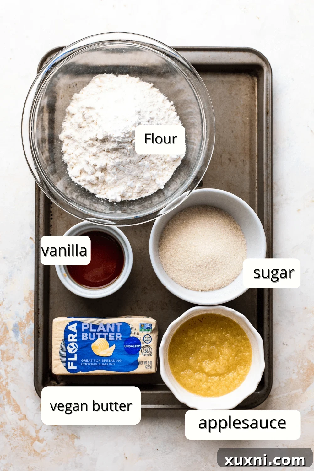 Vegan Vanilla Pound Cake Recipe Ingredients