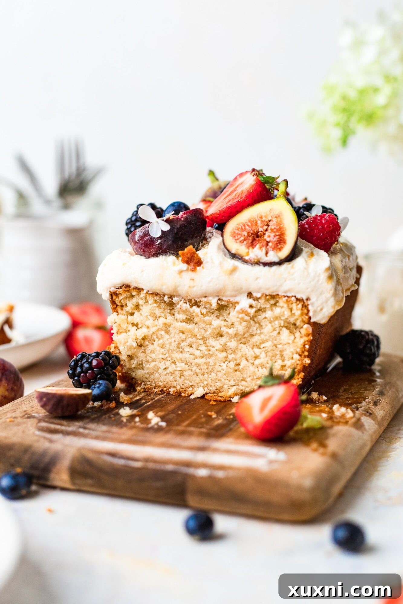 Mixing Vegan Pound Cake Batter