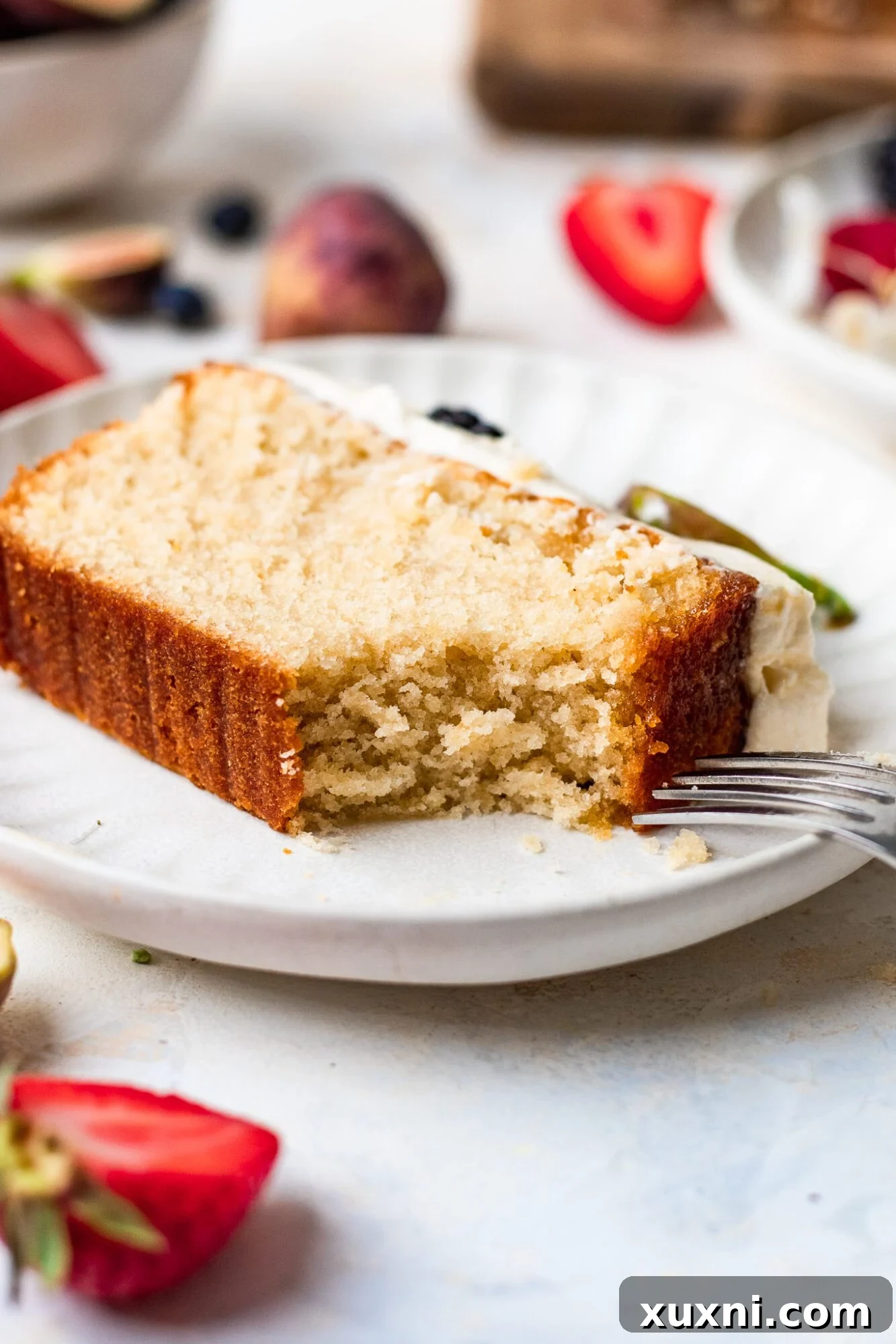 A Slice of Vegan Pound Cake