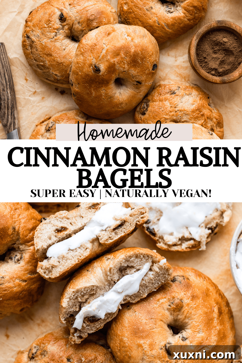 Effortless Homemade Vegan Cinnamon Raisin Bagels 9 Easy Homemade Cinnamon Raisin Bagels | Vegan