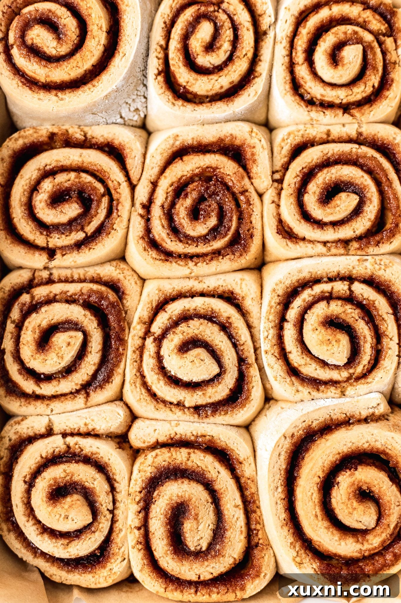 cinnamon rolls baked