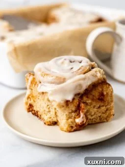 plate of gluten free cinnamon rolls