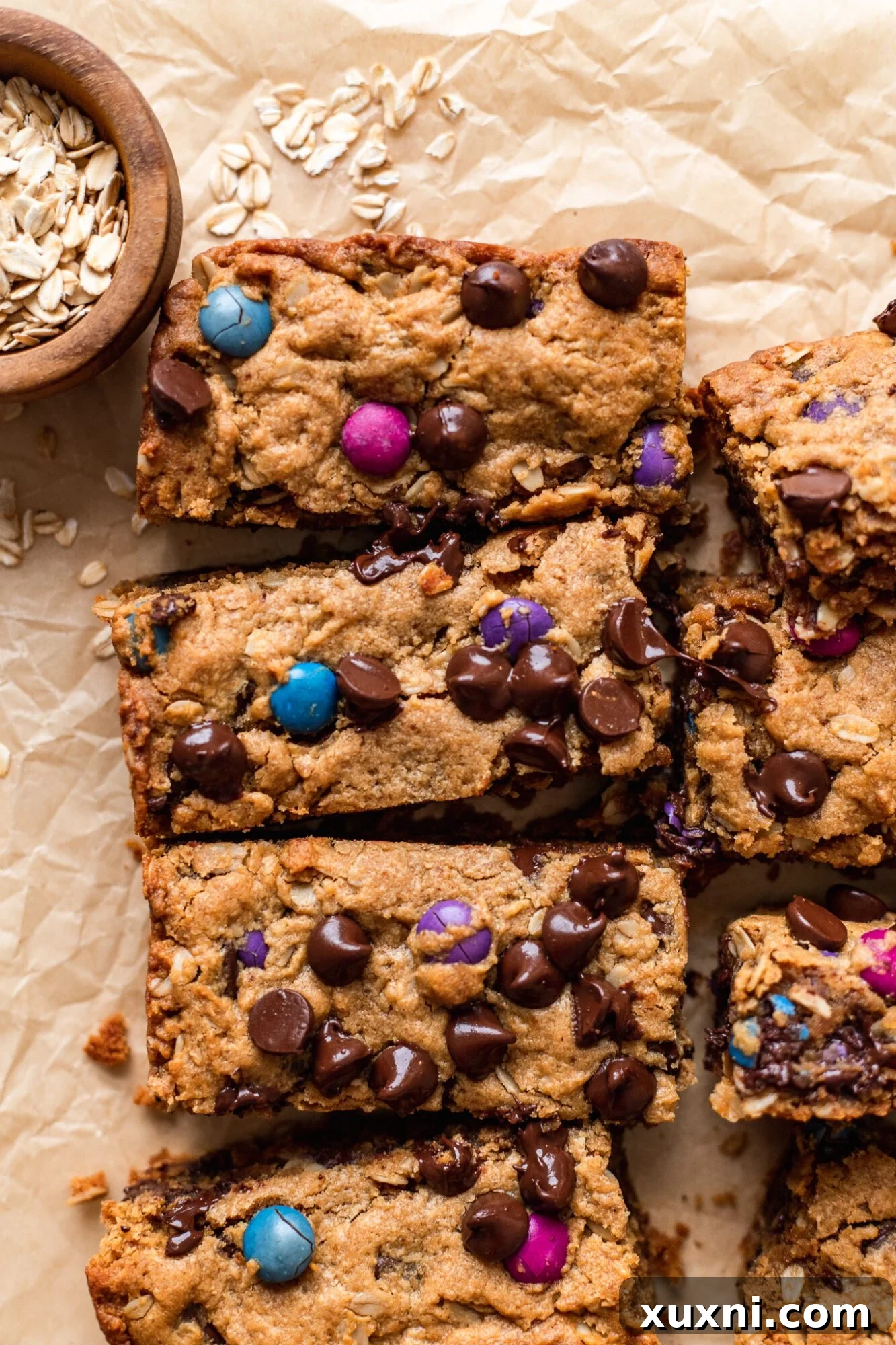 vegan monster cookies