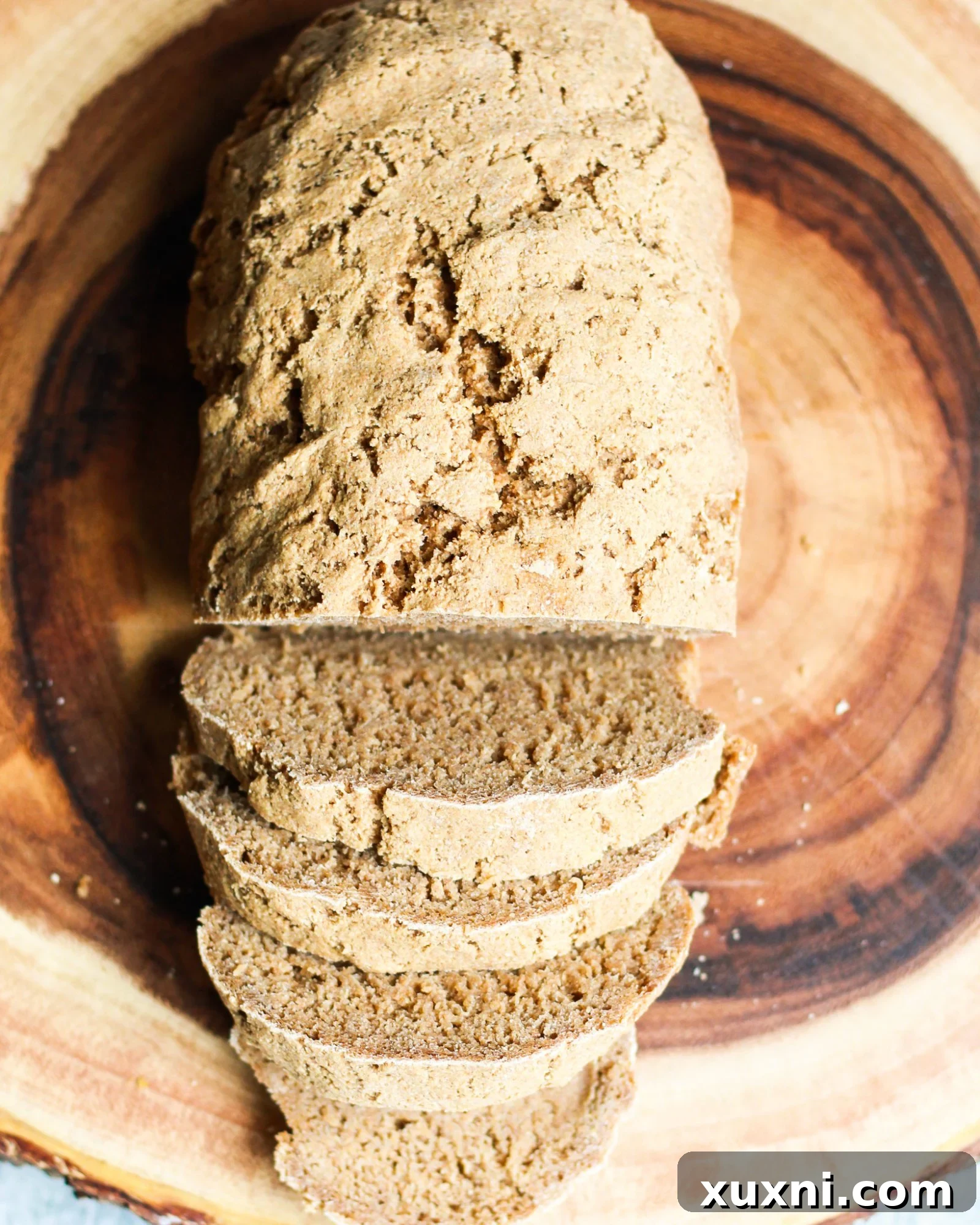 Perfect Homemade Vegan Sprouted Bread 4 Slice of vegan sprouted homemade bread