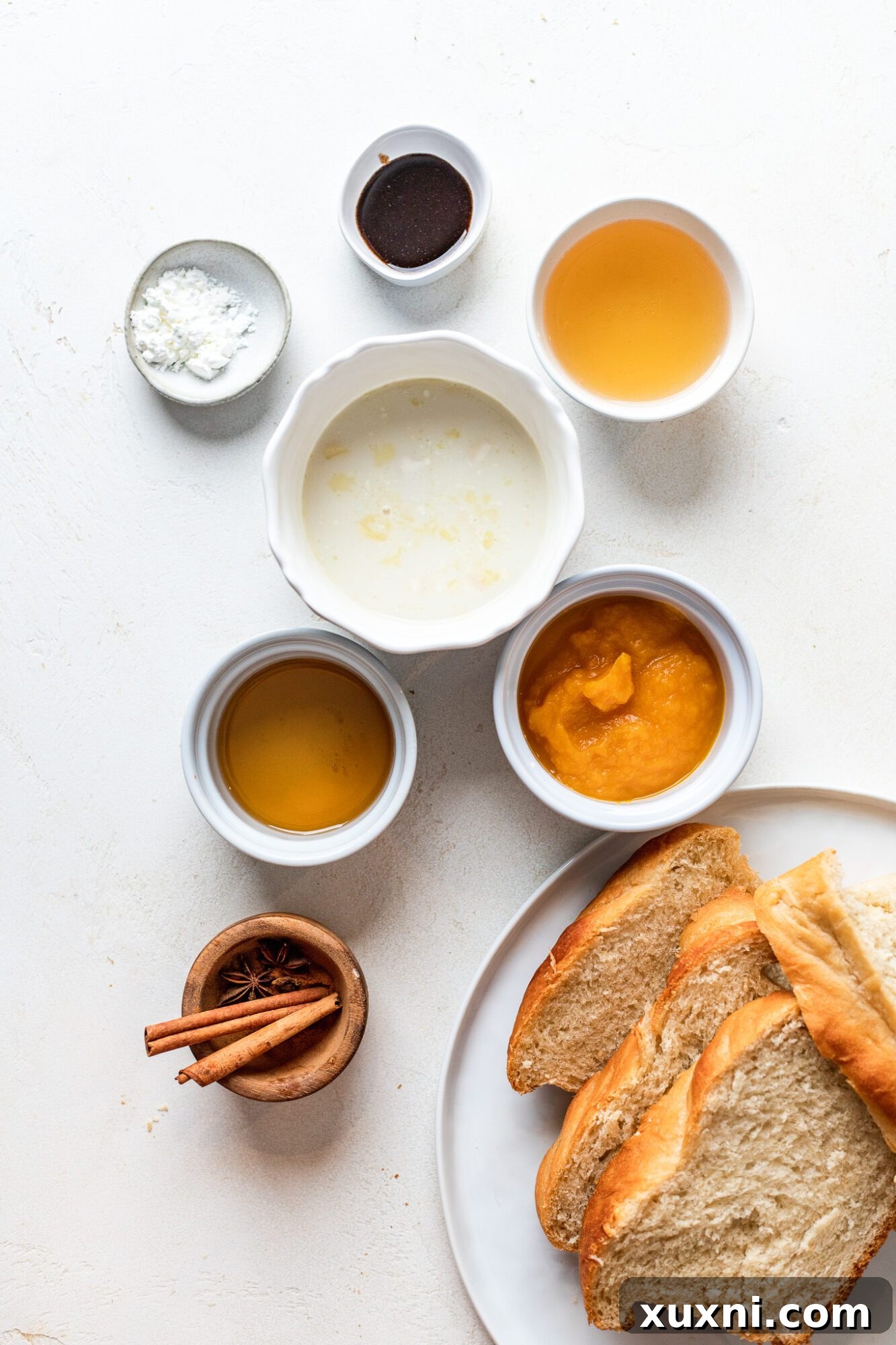 vegan pumpkin french toast ingredients