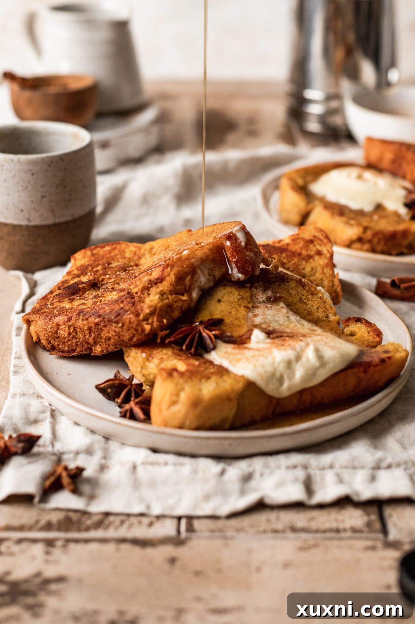 BEST Vegan Pumpkin French Toast Recipe