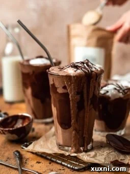 vegan chocolate milkshake