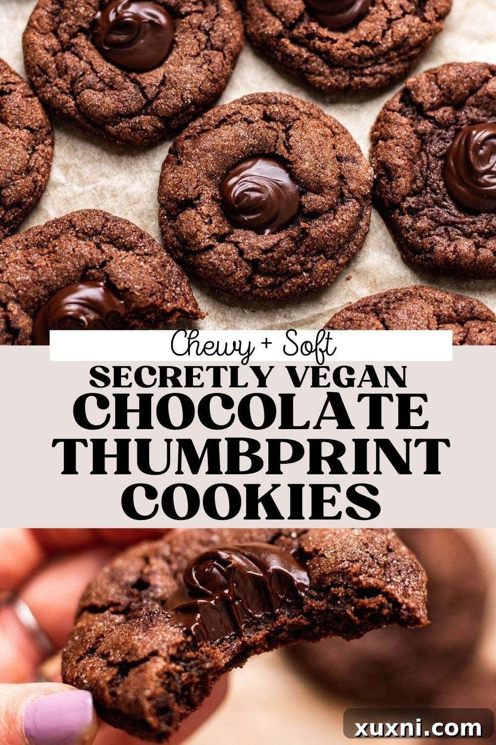Best Vegan Chocolate Thumbprint Cookies Recipe for Holiday Baking