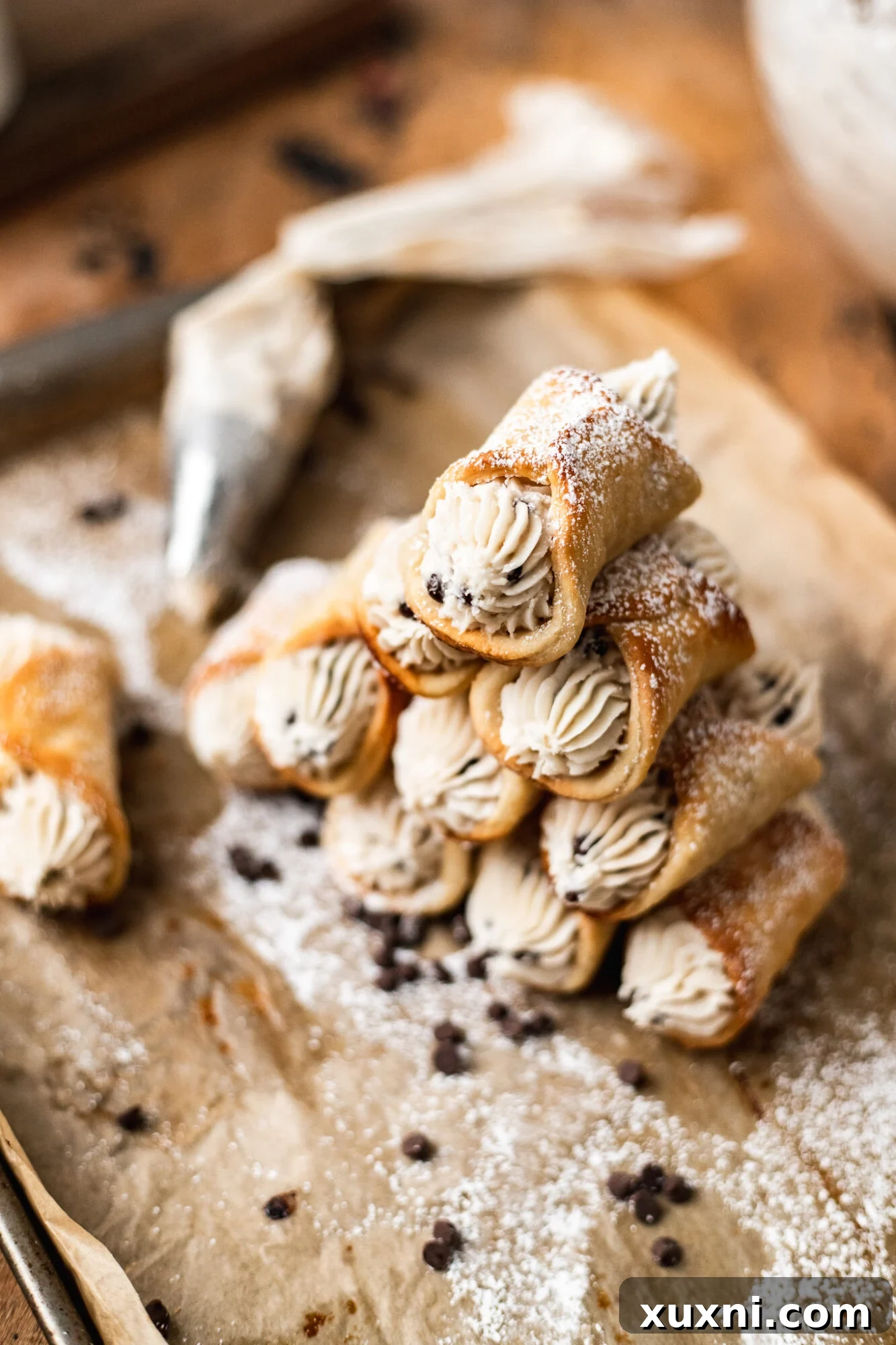 Amazing Vegan Cannoli Recipe (Baked)