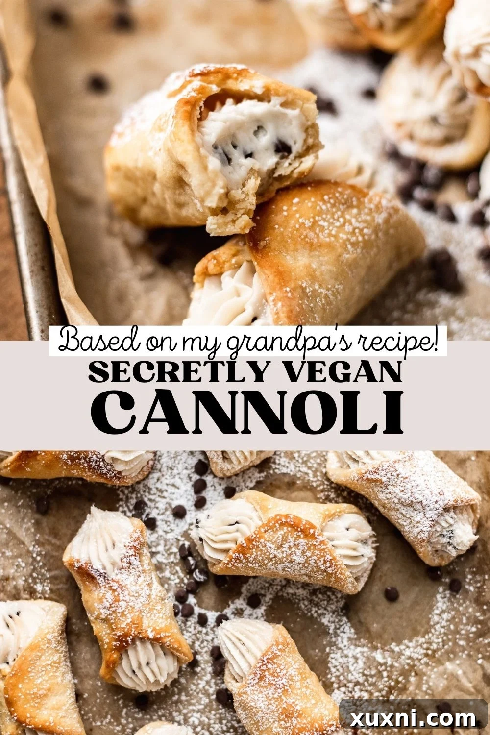Amazing Vegan Cannoli Recipe (Baked)