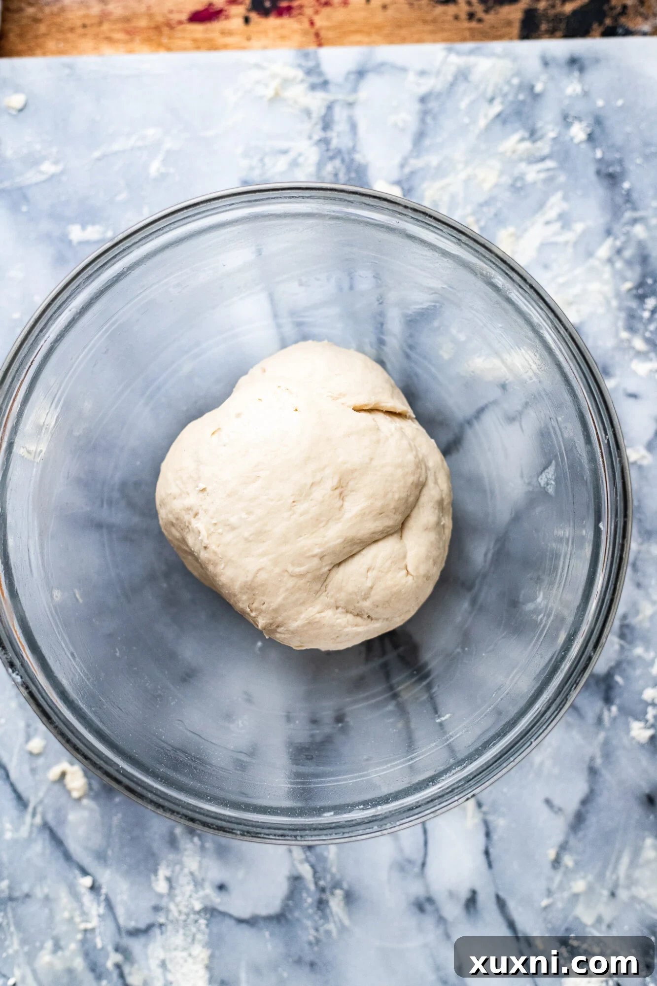 The first proofed dough for vegan panettone